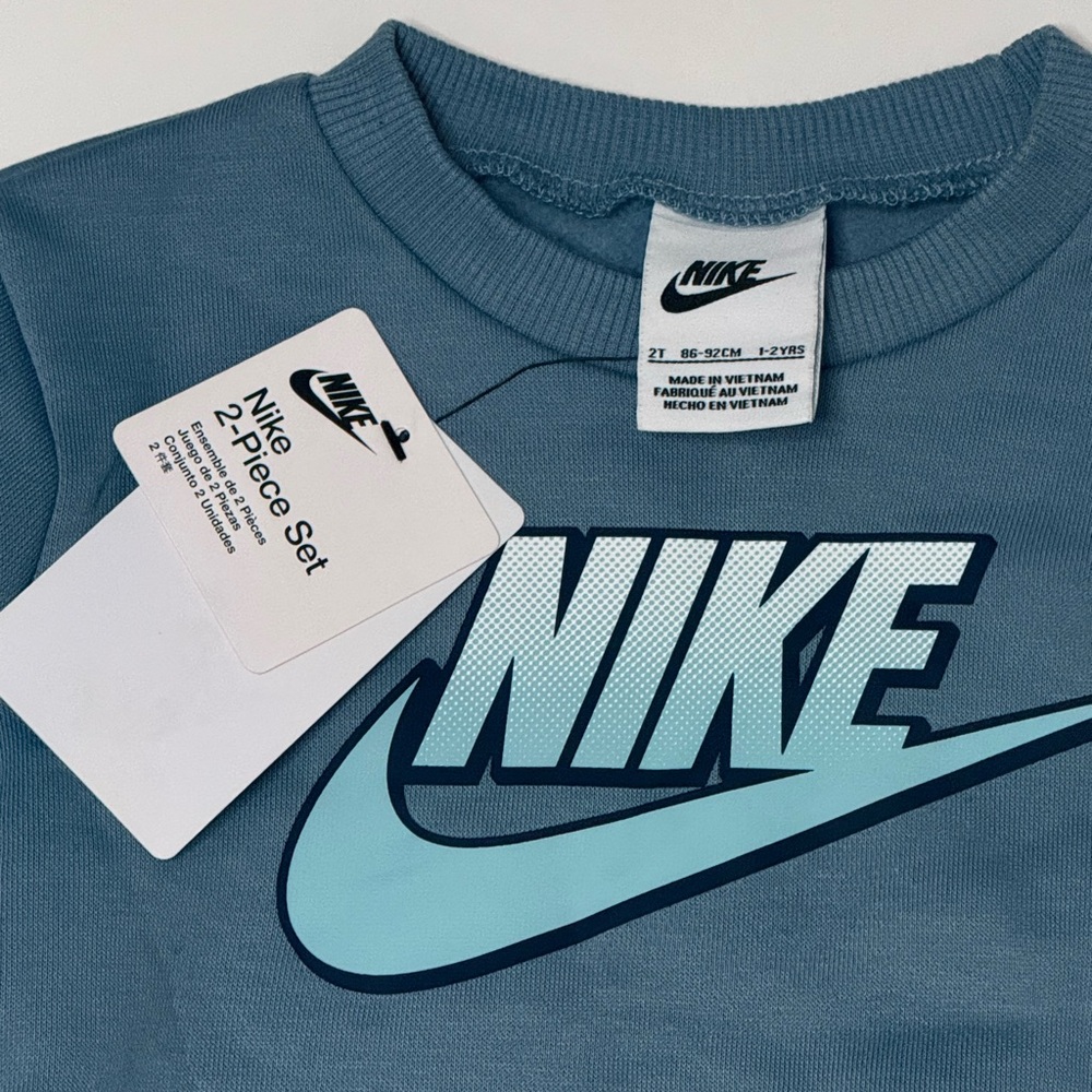 Nike Light Blue Graphic Tee